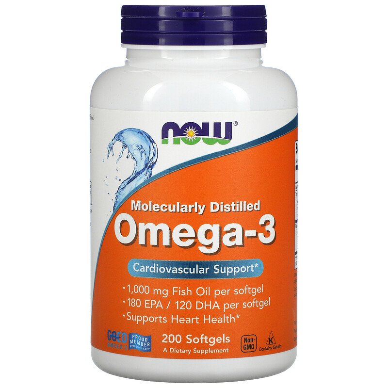 Now Molevularly Distilled Omega 3